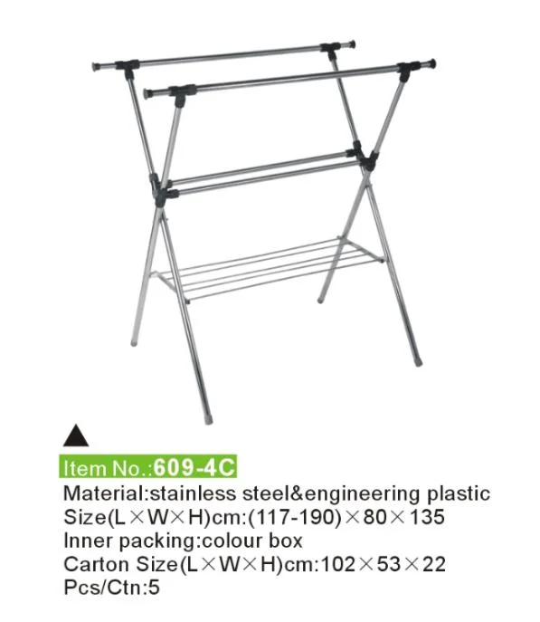 Folded Aluminum Clothes, Laundry, Drying Rack (JBS922)