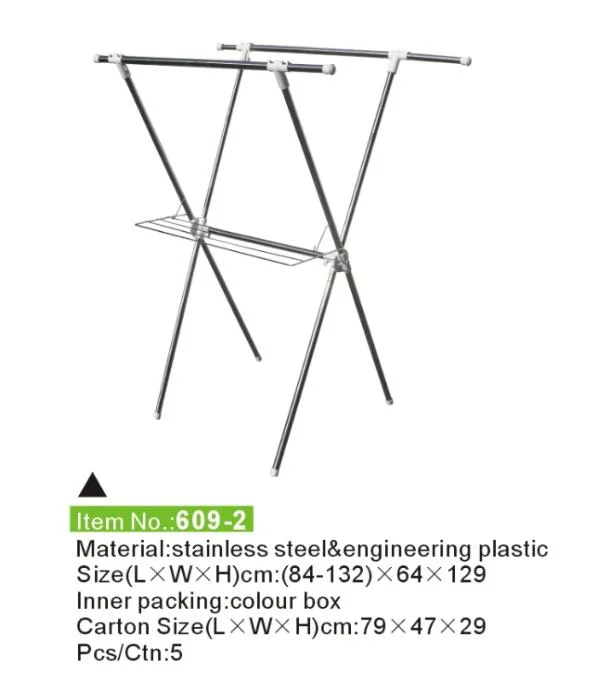 Folded Aluminum Clothes, Laundry, Drying Rack (JBS922)