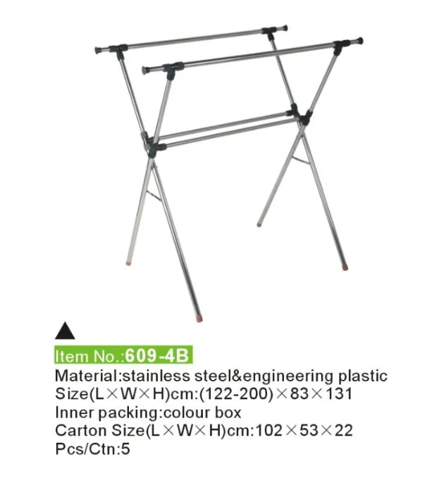 Folded Aluminum Clothes, Laundry, Drying Rack (JBS922)