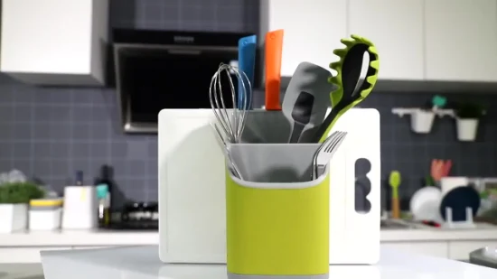 Accessori da cucina in plastica di alta qualità ed economici per scolare porta bacchette, stendini e porta utensili
